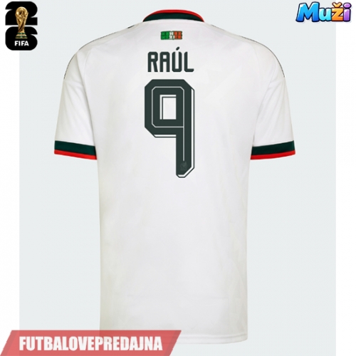 Lacne Muži Futbalové dres Mexiko Raul Jimenez #9 MS 2026 Krátky Rukáv - Preč